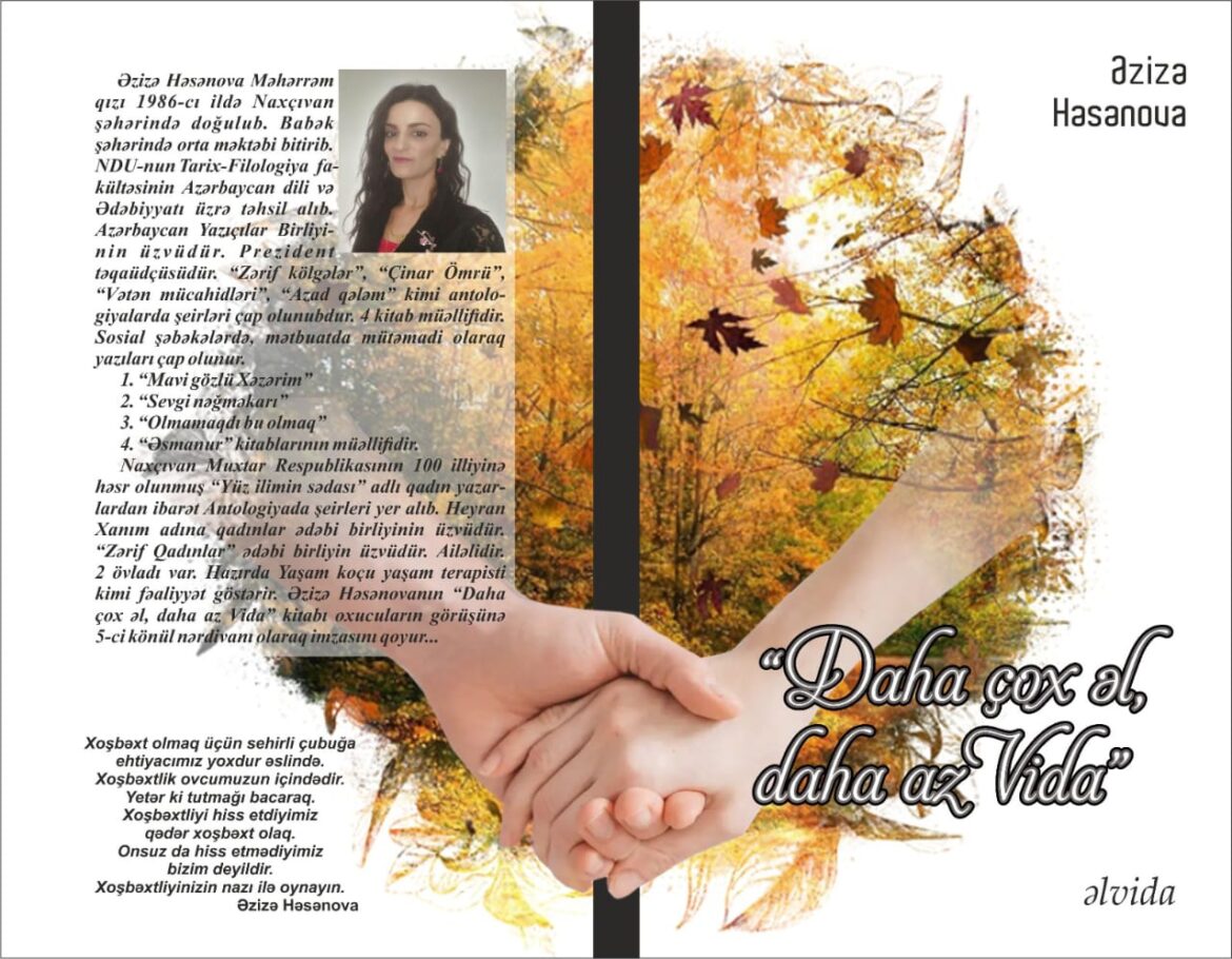 Əzizə Həsənovanın yeni kitabı çap olunub